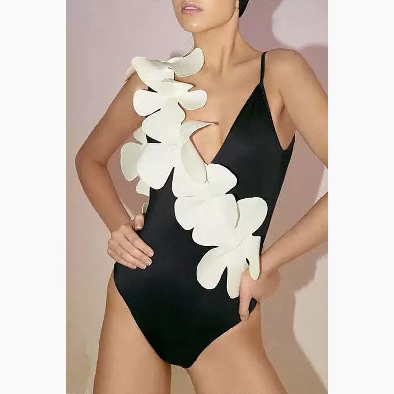 Siamese Conservative One-piece Swimwear