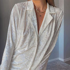 Long-Sleeve Top & Wide-Leg Pants Set