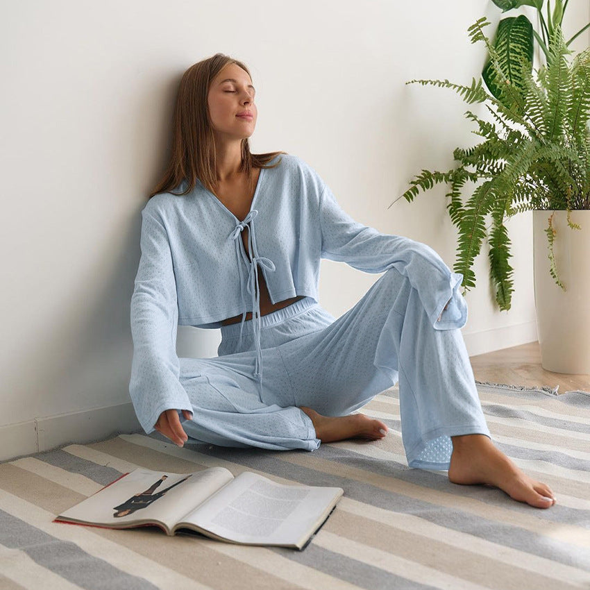 Autumn Knitted Pajamas Lingerie