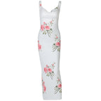Clothes Vacation Printed Maxi Dress Backless