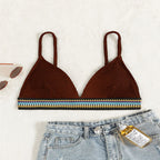 Retro Contrast Bikini Swimwear
