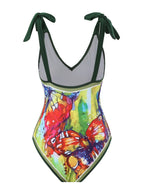 Lonkey Printed One-piece Swimwear