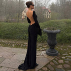Women's Backless Chain Bodycon Maxi Dress