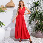 Women's Cross-Back Multi-Strap Maxi Dress