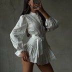 Women's Lace Long Sleeve Dress