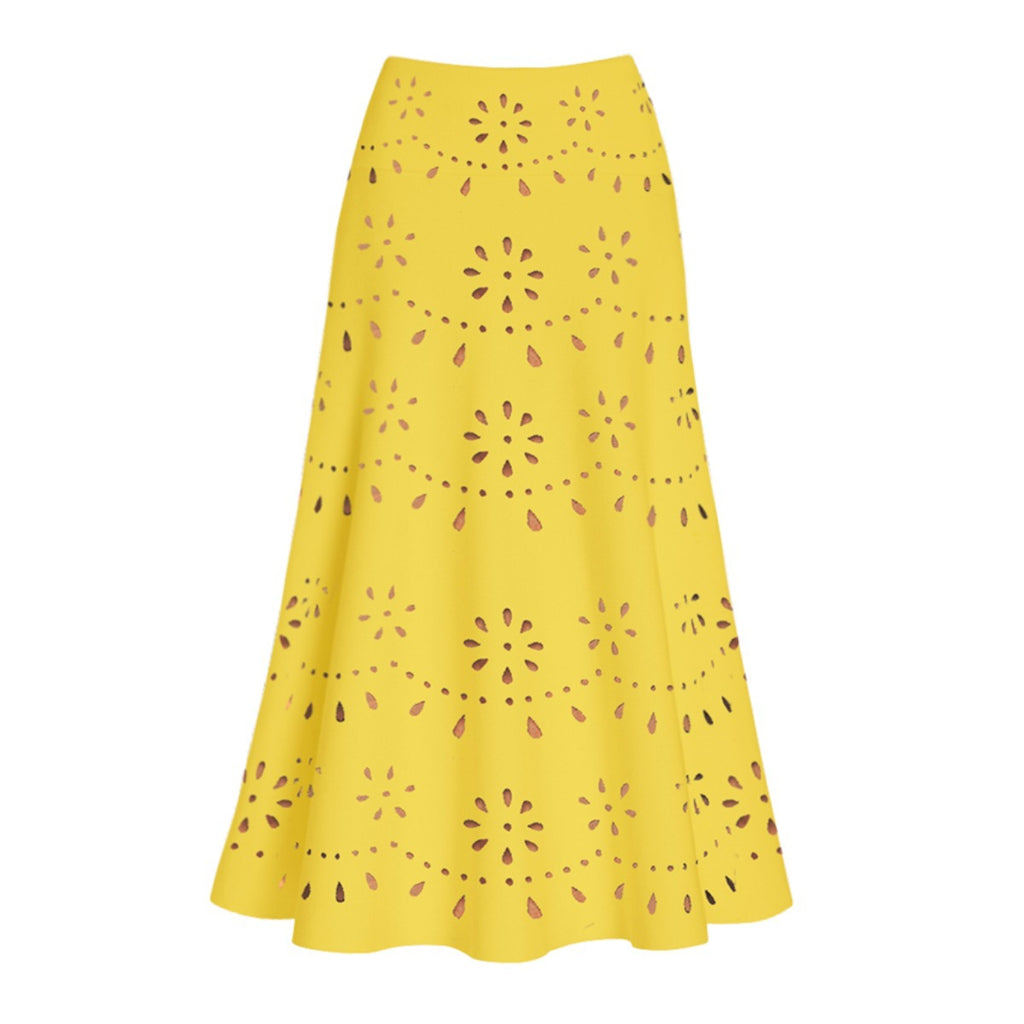 Yellow long dress