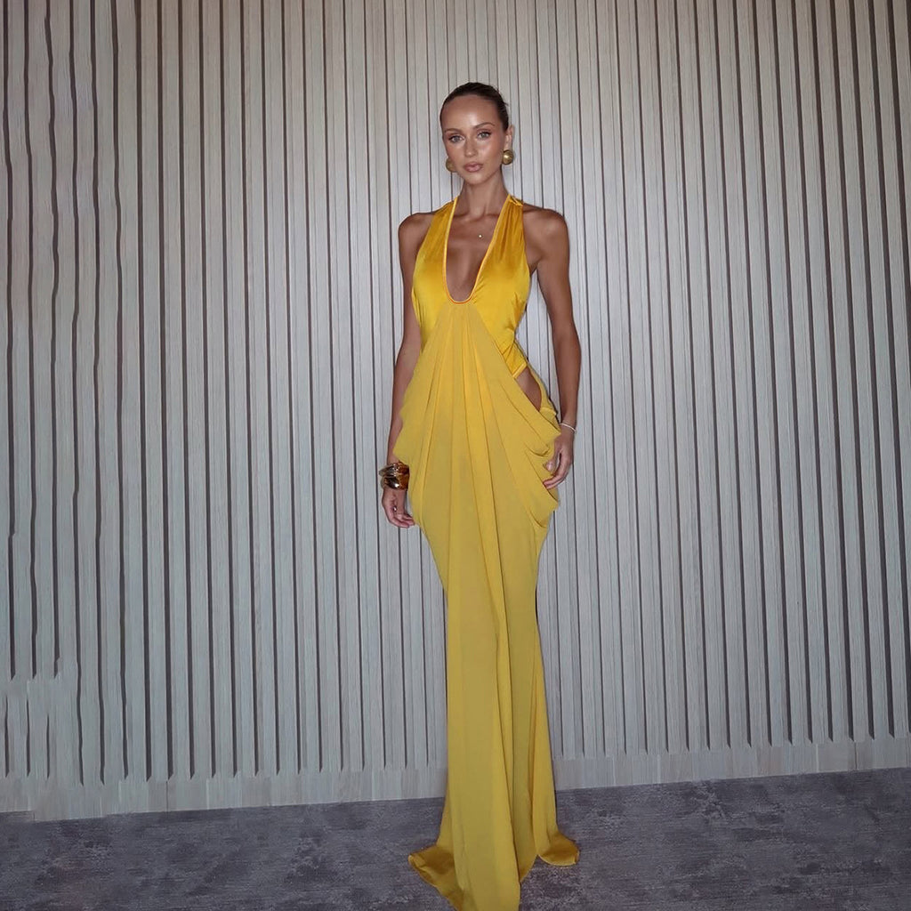 Women's Pleated Spring Dress