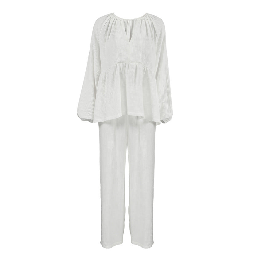 White Pure Pajamas Lingerie
