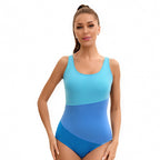 Solid Color One-piece Swimwear