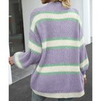 Women's Striped Cardigan