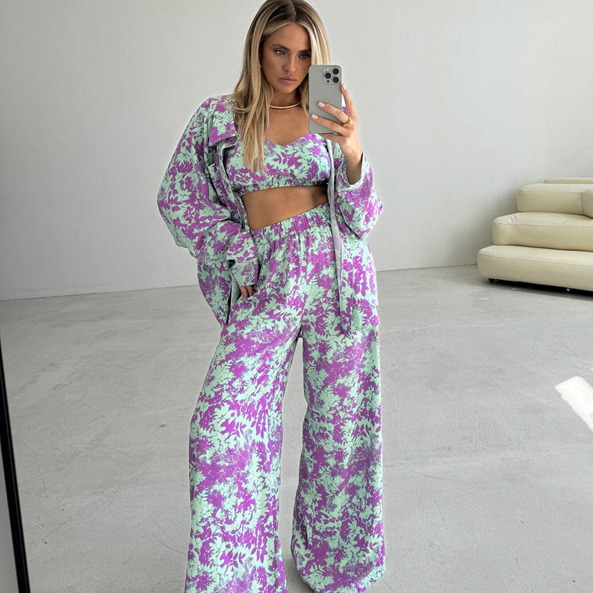Printing Thin Pajamas Lingerie