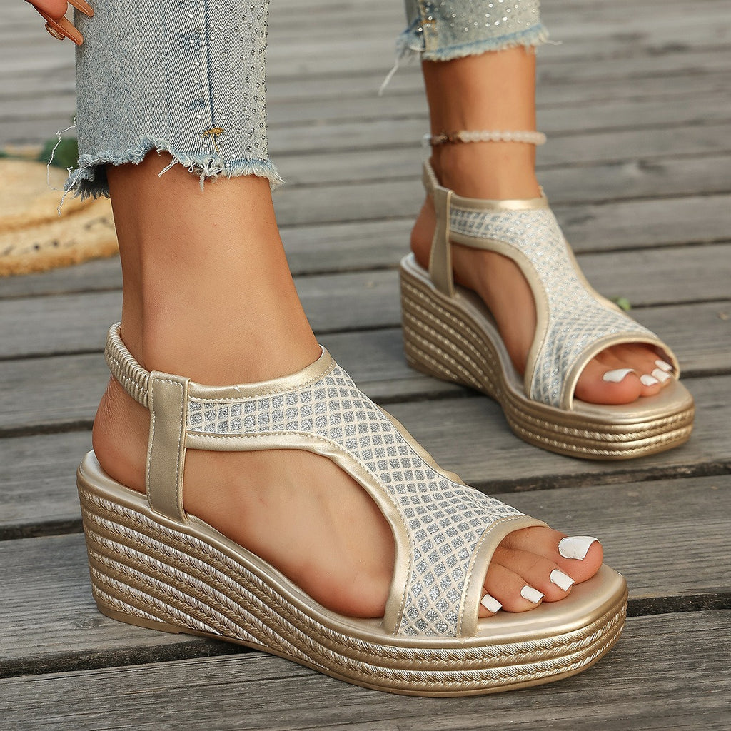 Women's Open-Toe Wedge Sandals