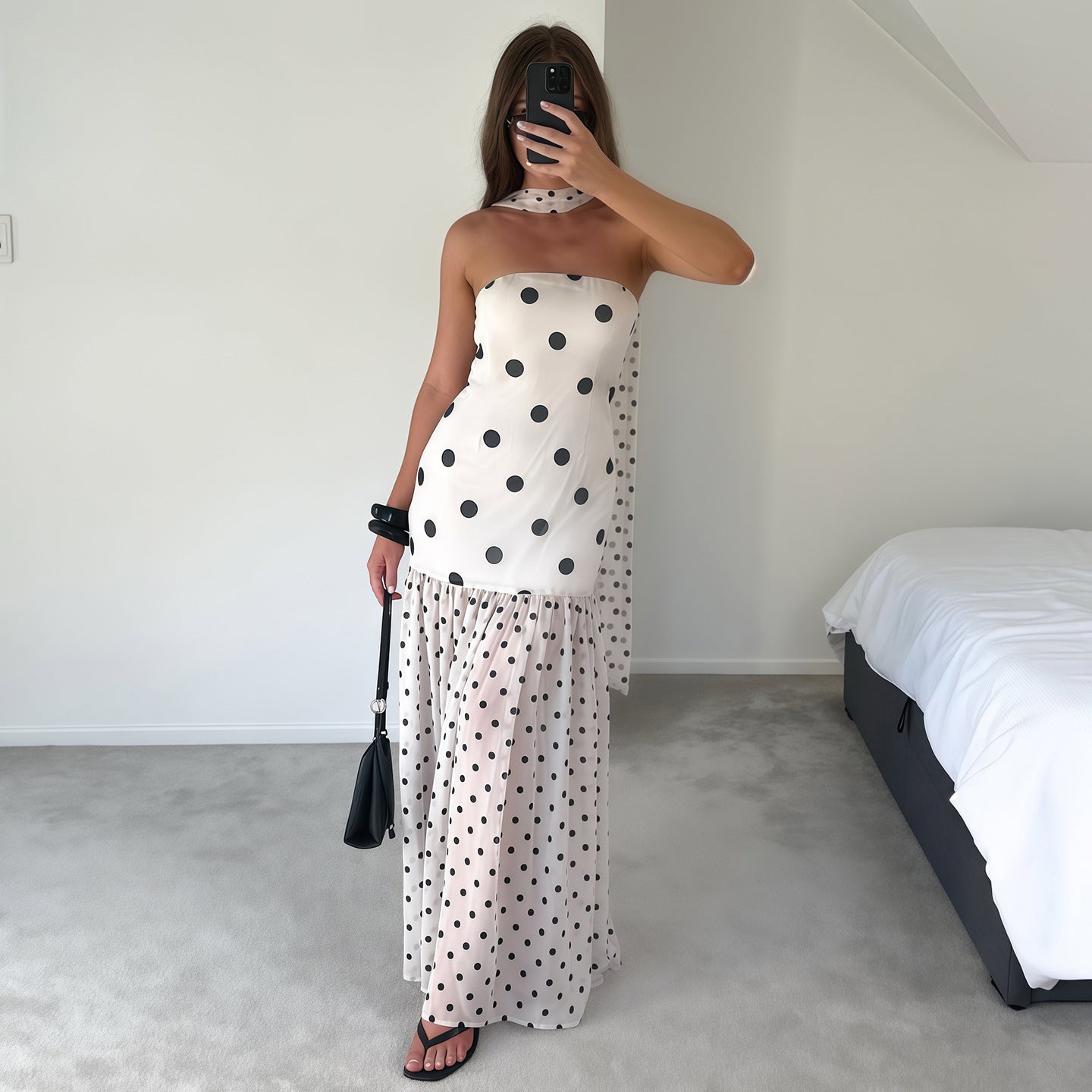 Women's Polka Dot Summer Dress