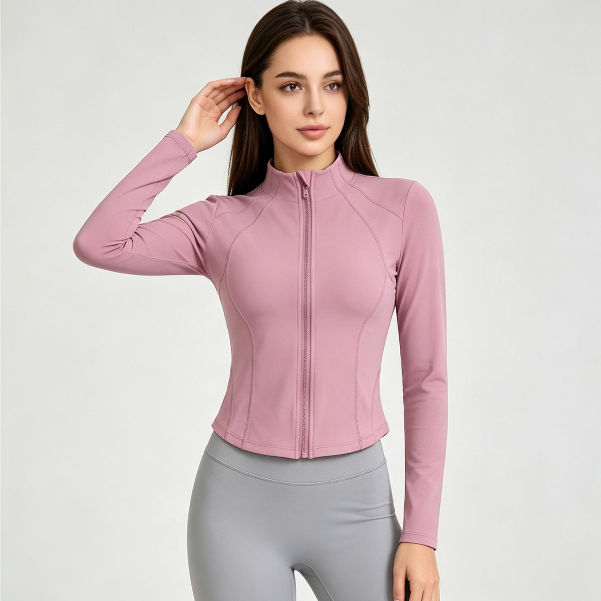 Women's Quick-Dry Full-Zip Yoga Jacket