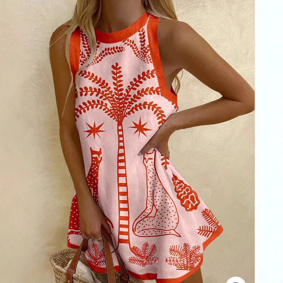 Women's Mini Sleeveless Dress