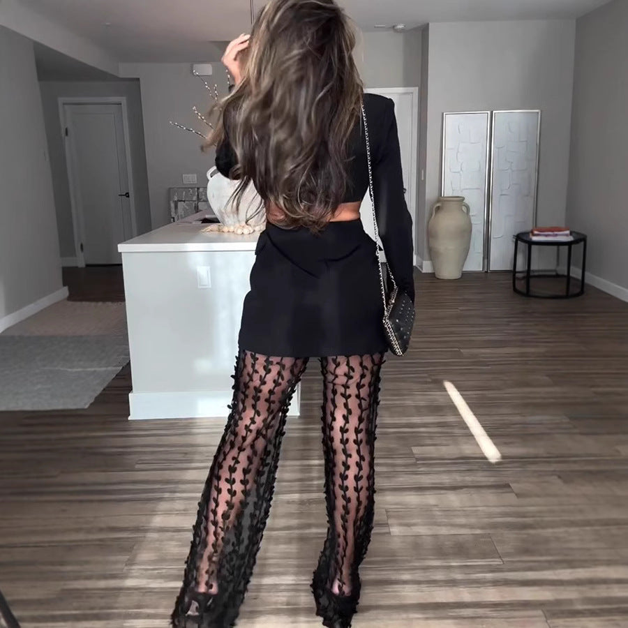 Women's Cropped Two-Piece Set