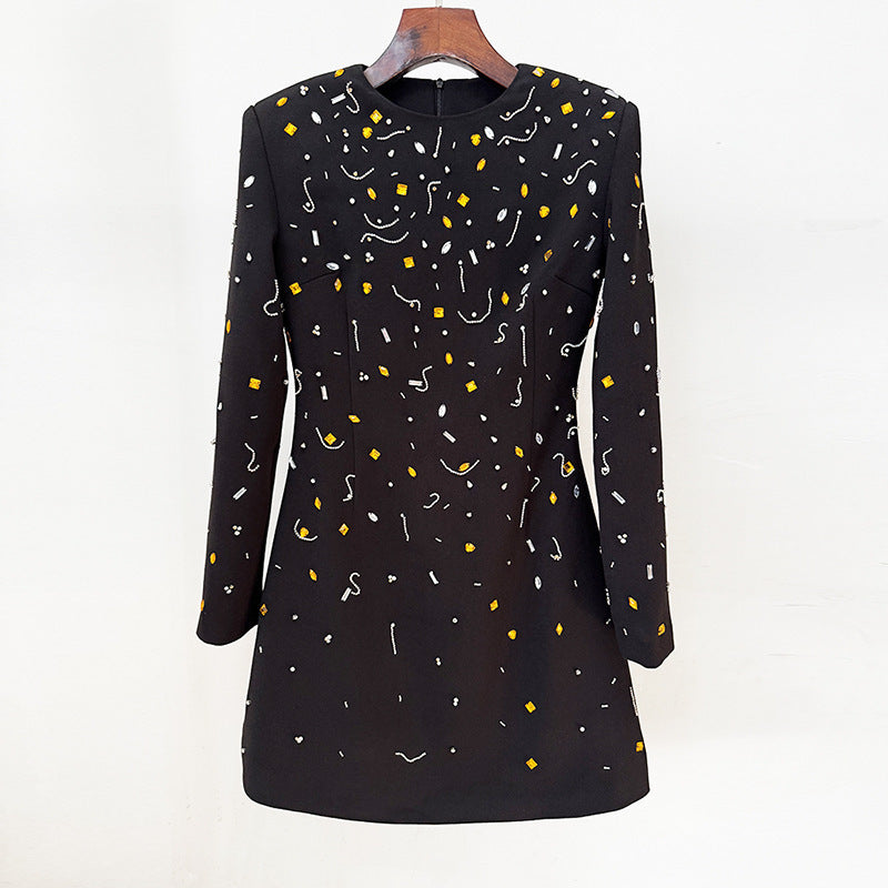 Women's Rhinestone Embellished Bodycon Dress