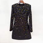 Women's Rhinestone Embellished Bodycon Dress