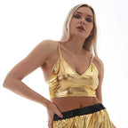 's Special For Activities Up Sling Bra Solid Color Tube-Top