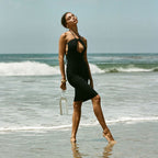 Women's Backless Halter Dress
