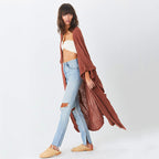 Rust Red Cover Up Swimwear