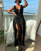 Maxi Dress Bikini Swimwear