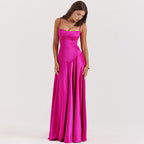 Women's Sling Backless Maxi Evening Dress