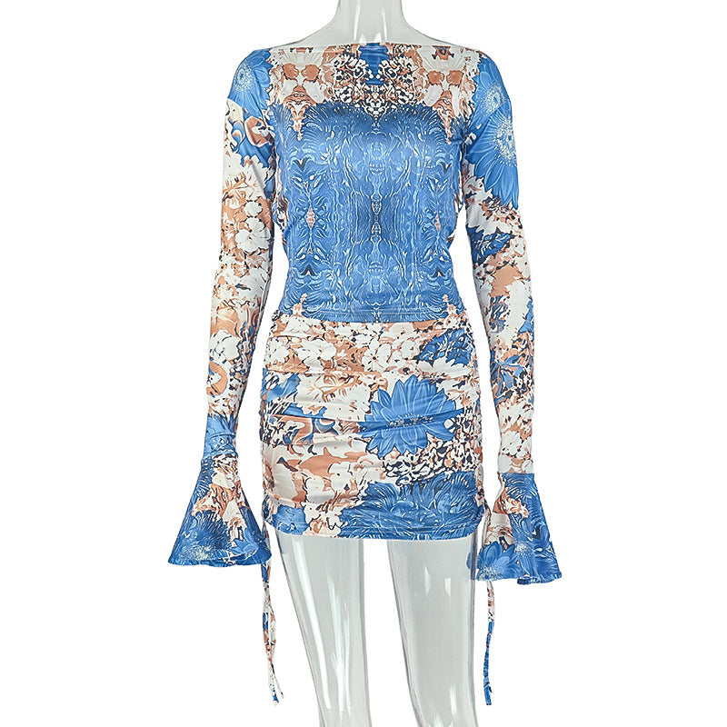 Blue variegated