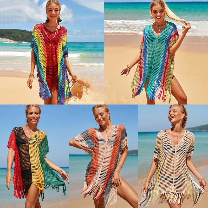 Rainbow Color Bikini Swimwear