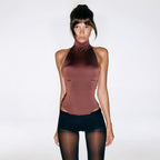 Halter Backless High Stretch Jumpsuit