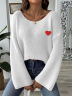 White Love Heart