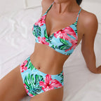 Backpack Ruffled Tankini Swimwear