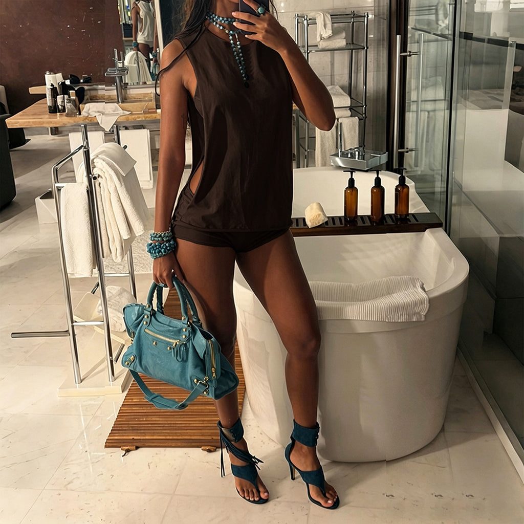 Brown