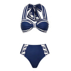 Blue Split Swimsuit