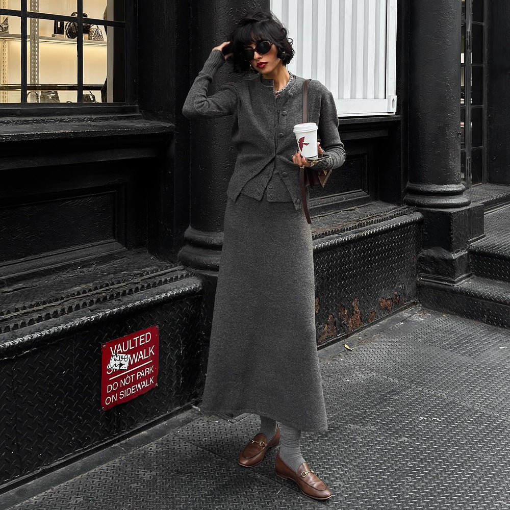 Gray Three-Piece Suit