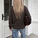 Women's Relaxed Button-Front Cardigan