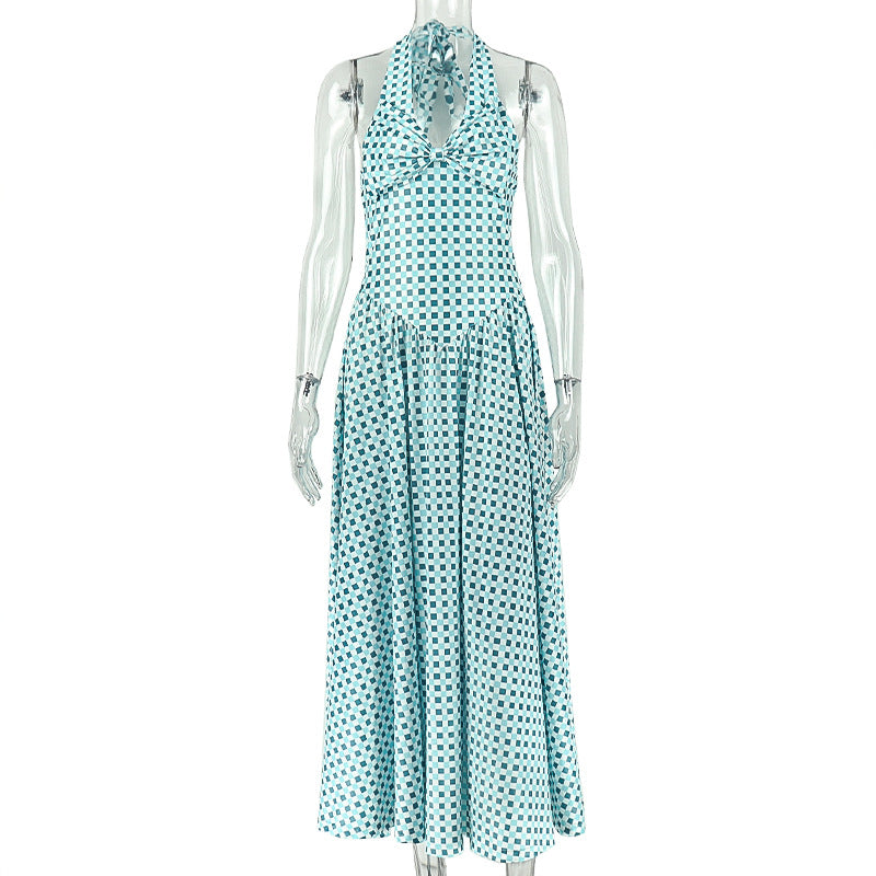 Green and White Plaid