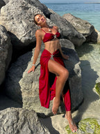Red Three Piece Set