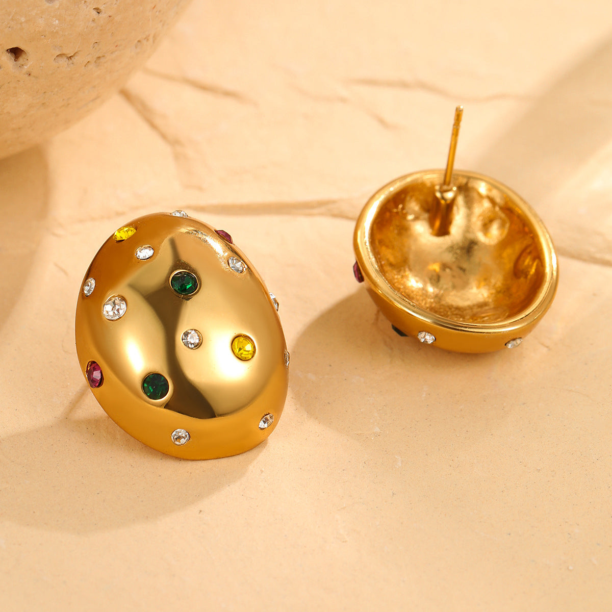 Women's Geometric Stainless Steel Earrings