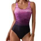 Beach Gradient One-piece Swimwear