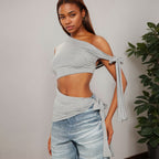 Women's Asymmetric One-Shoulder Vest Top