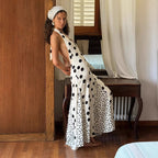 Women's Floral Halter Maxi Dress