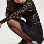 Women's Lace Long Sleeve Dress