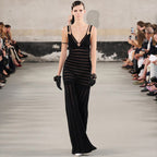 Women's Deep V Plunge Neck Backless Nightclub Party Vest Length Dress Cutout Two Piece