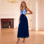 V-Neck Sleeveless Shirt Dress