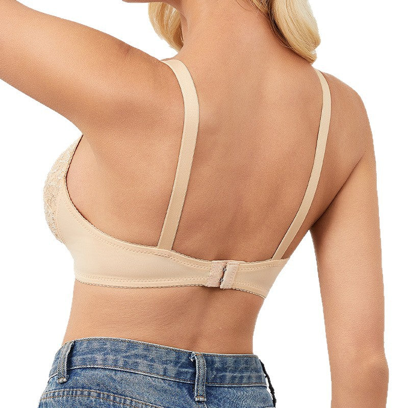 Women's Lace Wireless Underwire Bra