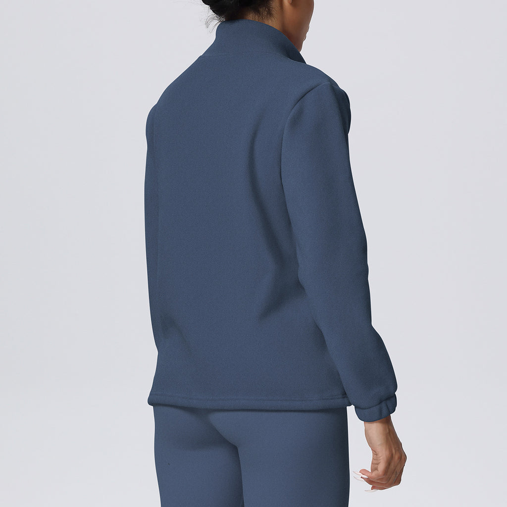 Women's Fleece-Lined Zip Sports Jacket