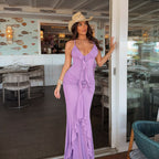 Solid Color One-piece Swimwear