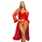 Bright Red Underwear Underwear without Coat