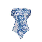 Tube Top One-Piece Swimsuit